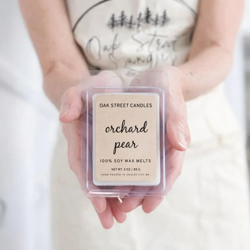 Oak Street Candles Natural Soy Wax Melts Orchard Pear